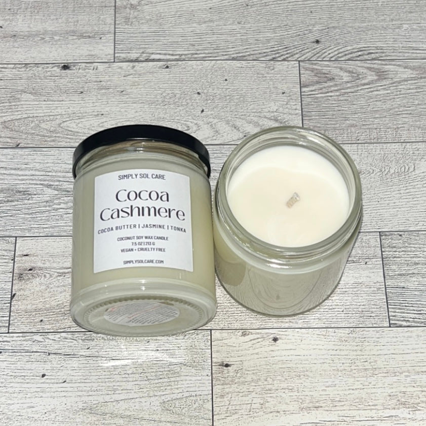 10013, Cashmere + Vanilla Coconut Soy Candle Tin