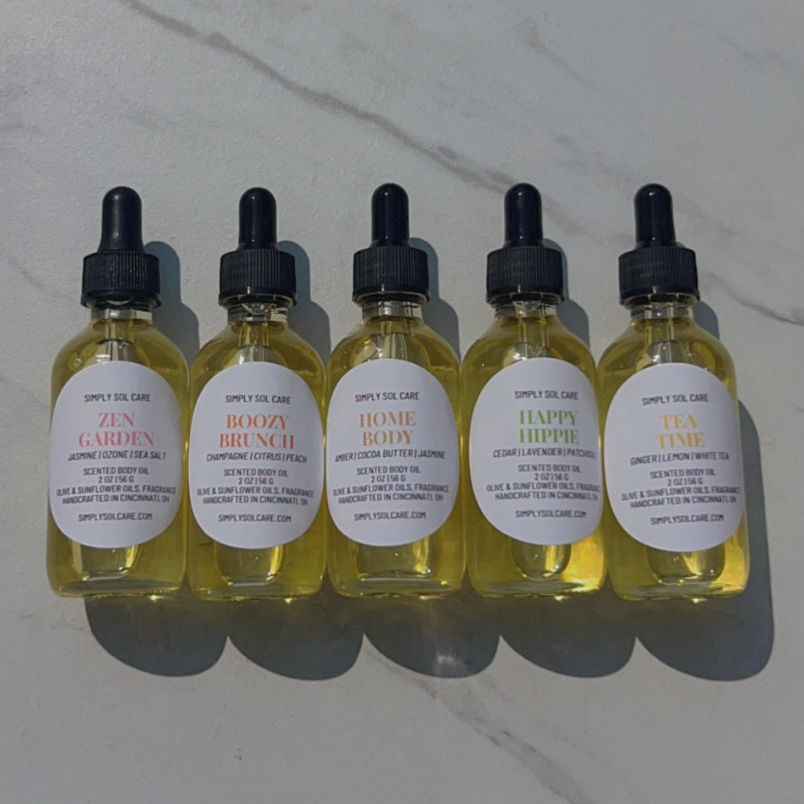 Scented Body Oils